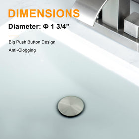 TIORIY brushed nickel finish complements modern bathrooms