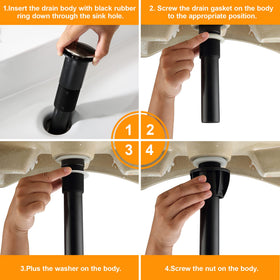 TIORIY drain hole size compatibility for 1 3/4 inch systems