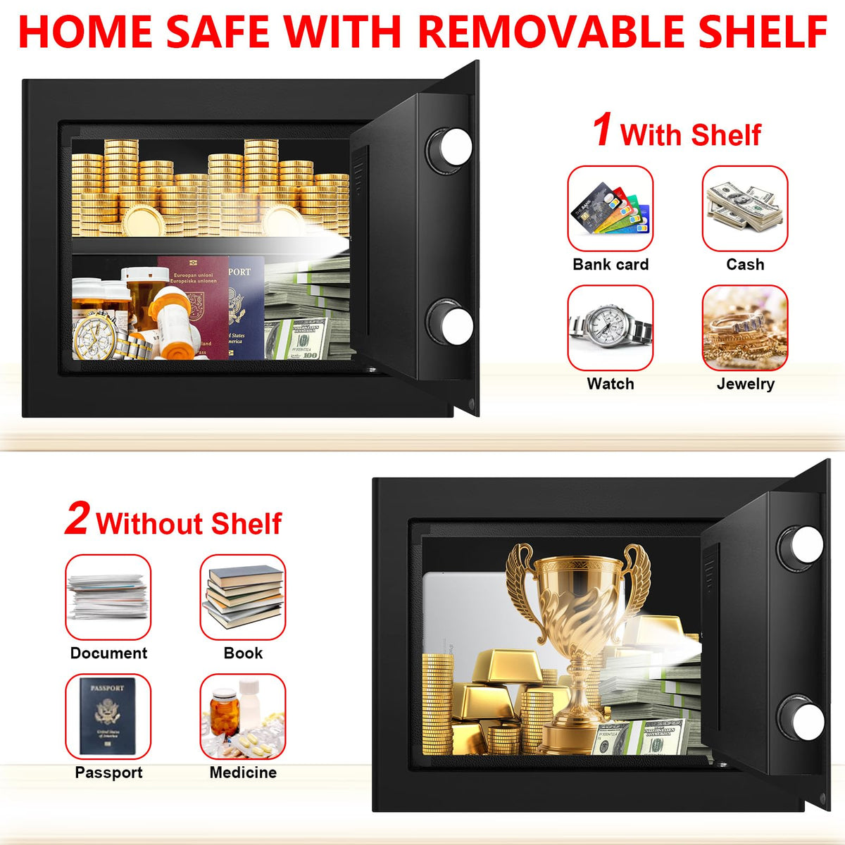 Tipiyajo 1.3 Cub Safe dual alarm system deters unauthorized access