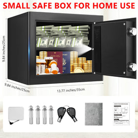 Tipiyajo 1.3 Cub Safe interior with removable shelf for organized valuables