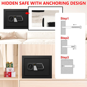 Tipiyajo 1.3 Cub Safe wall mount-ready for enhanced security