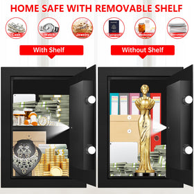 Tipiyajo safe removable shelf for organized storage