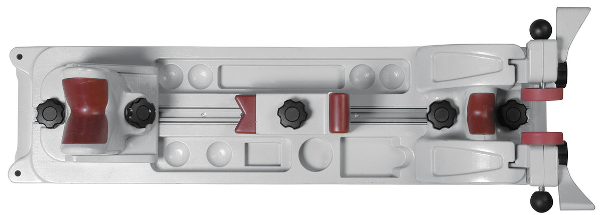Tipton Best Gun Vise center-post adjustment enables a custom firearm fit