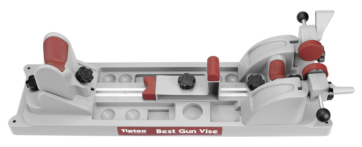 Tipton Best Gun Vise overview showing versatile cleaning and gunsmithing support