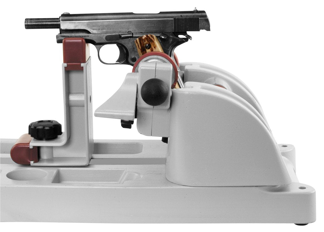 Tipton Best Gun Vise rear-base clamps securely grip varied buttstocks
