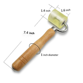 TipTopCarbon seam roller with wooden handle for seams and corners