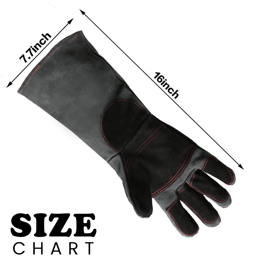 TIROTECHS Bite Proof Gloves ideal for cat and dog grooming and handling