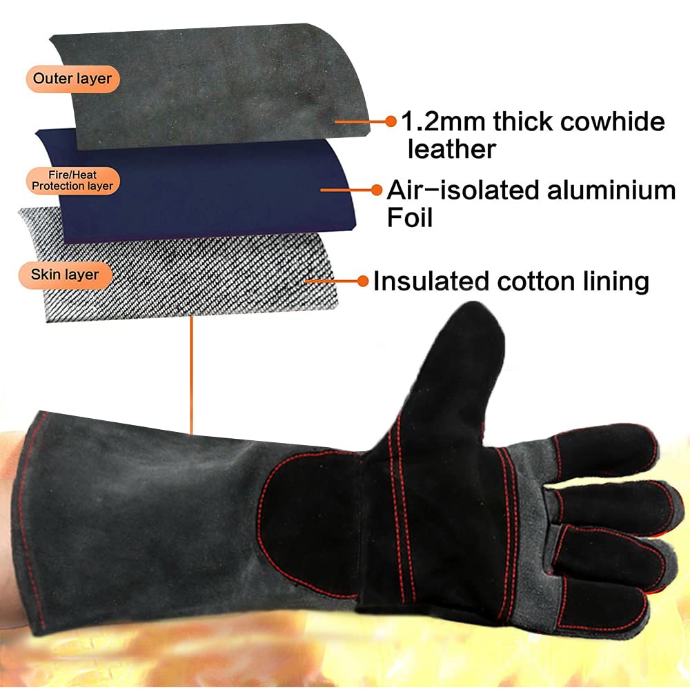 TIROTECHS Bite Proof Gloves with sweat-absorbent fabric stay breathable during long sessions