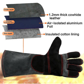 TIROTECHS Bite Proof Gloves with sweat-absorbent fabric stay breathable during long sessions