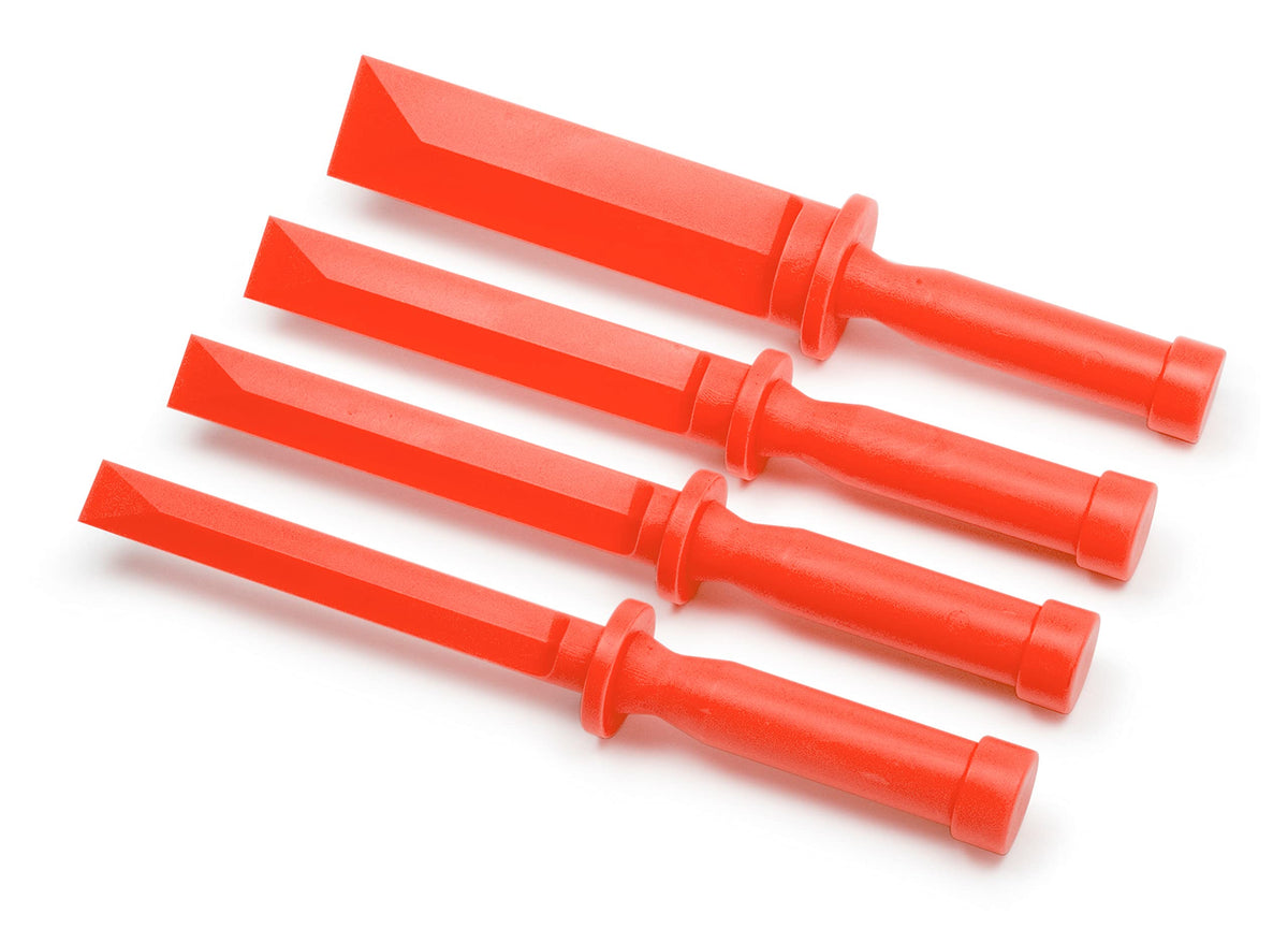 Titan 11565 four-piece non-marring nylon scraper set for decal removal.