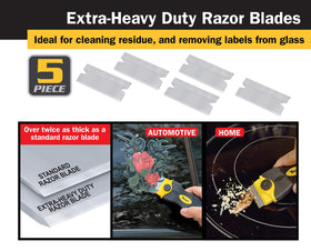 Titan 17002 adhesive removal on car windows minimizes surface damage