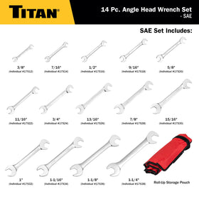 Titan 17283 roll-up storage pouch keeping wrenches organized