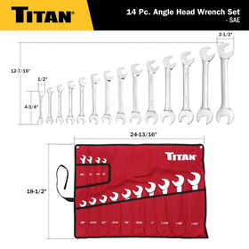 Titan 17283 wide size range from 3/8 to 1-1/4 inch for versatility