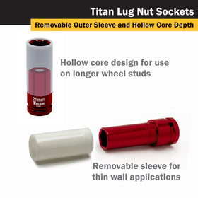 Titan 21093 chrome-moly construction delivers strength and durability under torque.