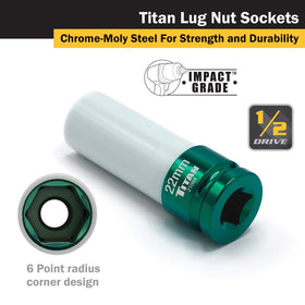 Titan 21094 chrome-moly steel construction for strength and durability