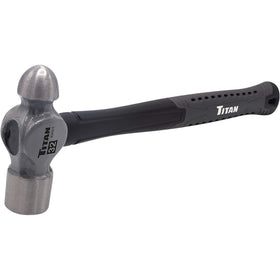 Titan 63024 ball pein hammer with forged steel head for riveting and shaping metal