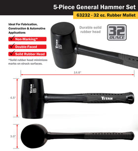 Titan 63125 textured grip enhances control during use.