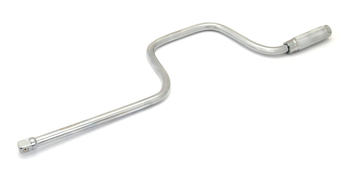 Titan 68103 speeder handle with bent shaft enabling rapid socket rotation.