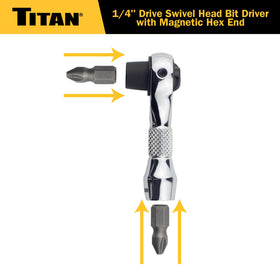 Titan Nano Ratchet knurled thumb wheel for secure grip in confined areas