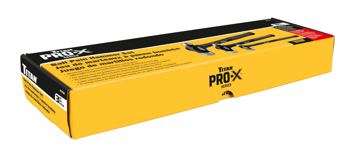 Titan Pro-X textured grip detail for secure, comfortable use.