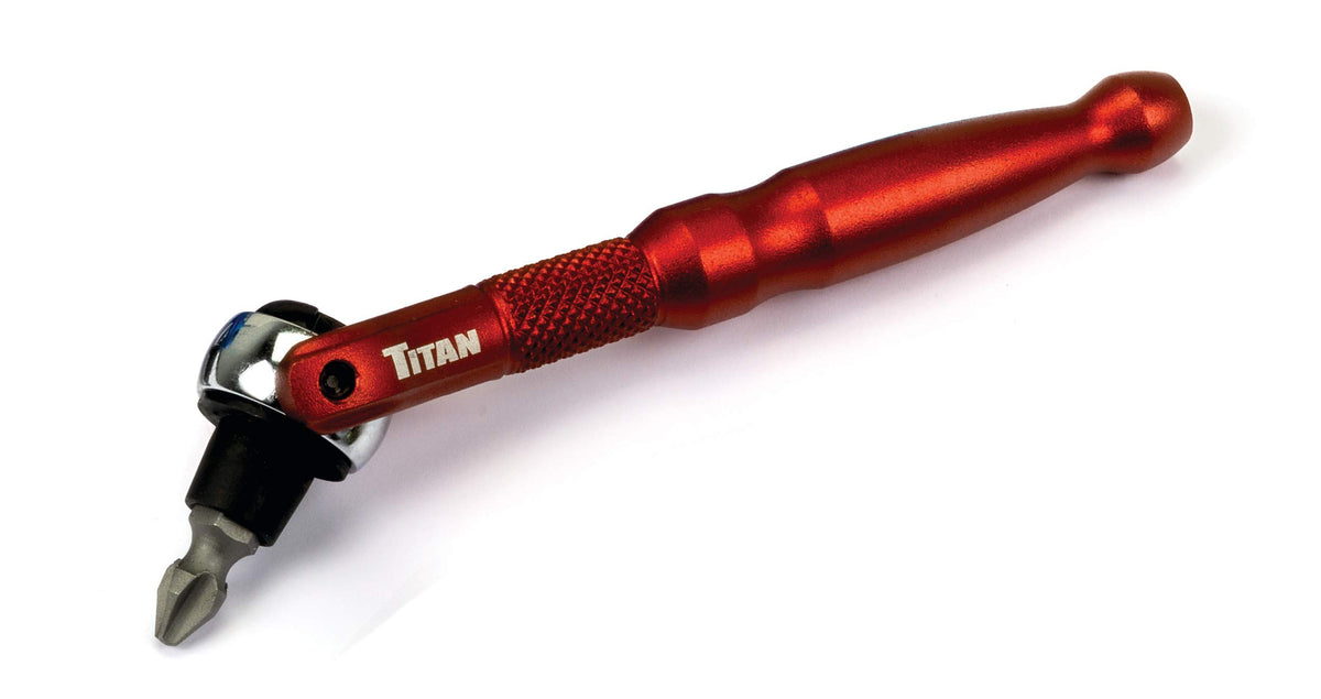 Titan Tools 11321 driver with compact 4 inch length for tight spaces.