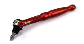 Titan Tools 11321 driver with compact 4 inch length for tight spaces.