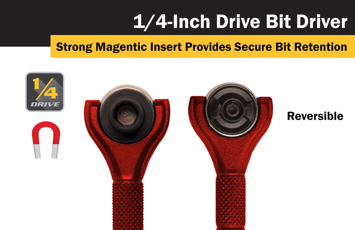 Titan 11321 swivel head pivots 252 degrees for versatile driving.