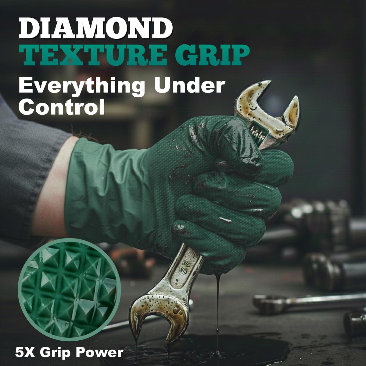 TitanFlex chemical-resistant nitrile gloves for solvent exposure