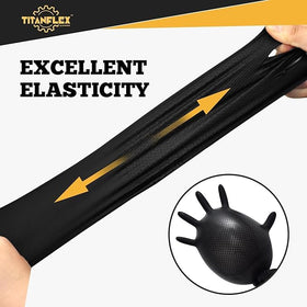 TitanFlex diamond-texture gloves providing stronger grip in wet conditions.