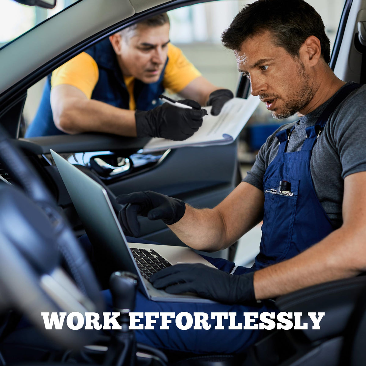 TitanFlex latex-free gloves reducing allergy concerns during work