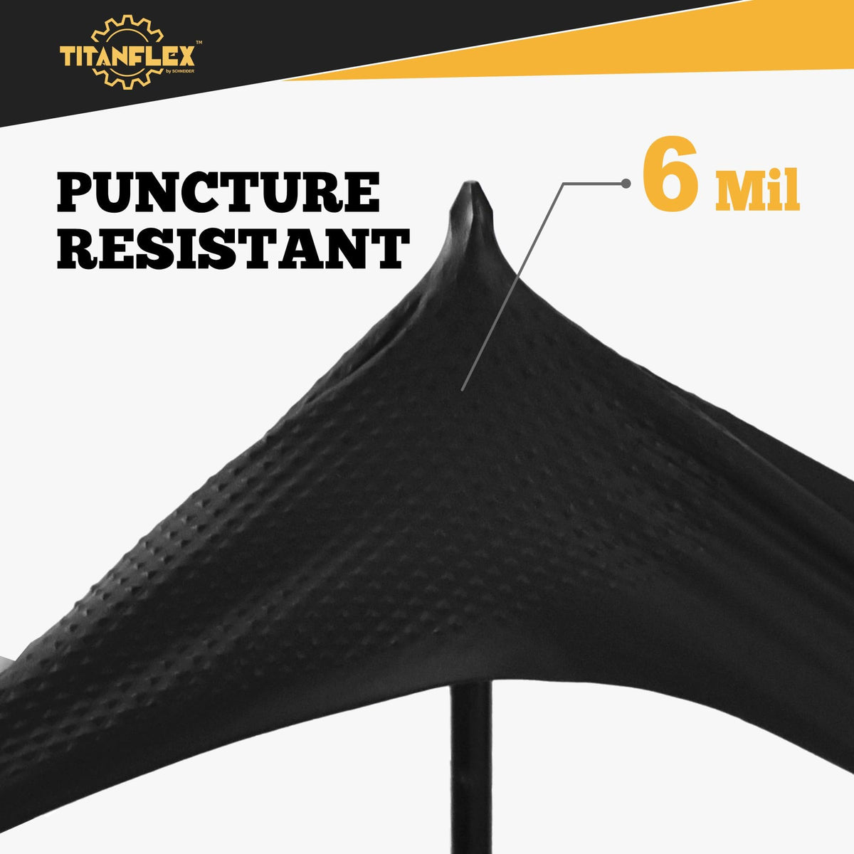 TitanFlex long-wear gloves with snug fit for extended work sessions.