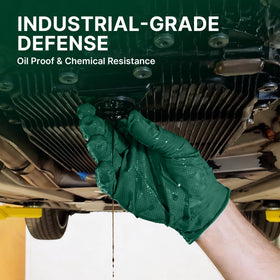 TitanFlex gloves conceal grease and stains during messy tasks