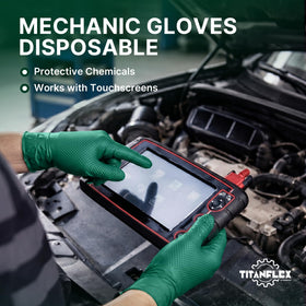 TitanFlex gloves provide enhanced grip for mechanical work and tool handling