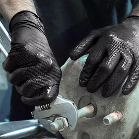 TitanFlex multipurpose nitrile gloves for mechanics, janitorial, painting, and more