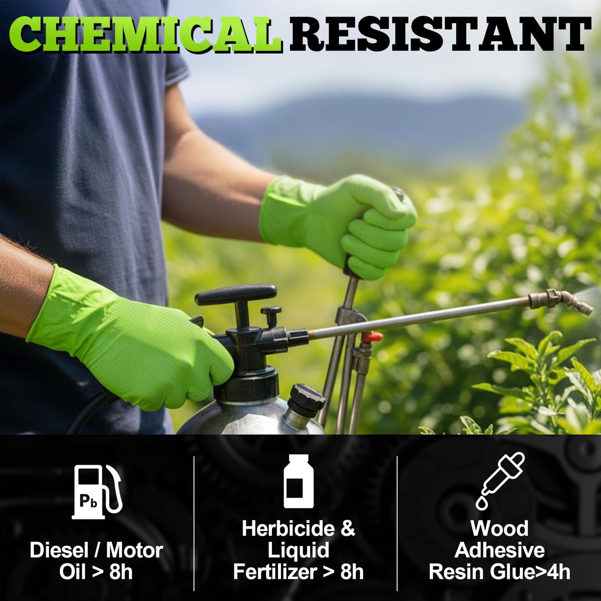 TitanFlex multipurpose gloves suited for painting, janitorial, and DIY tasks.