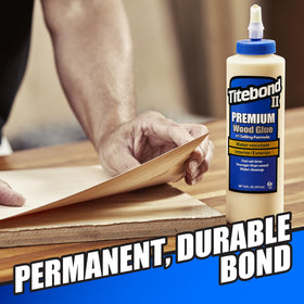 Titebond 5006 II fast-set bond demonstrated for quick exterior woodworking.