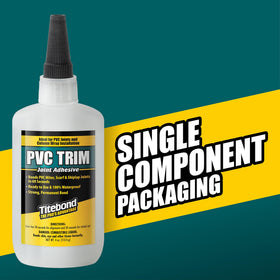 Single-component formula from Titebond aids PVC trim projects.