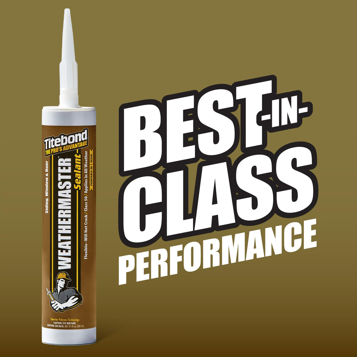 Titebond WeatherMaster available in over 200 colors to fit exterior designs.