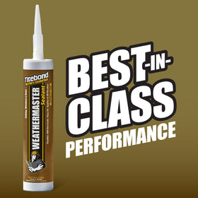 Titebond WeatherMaster available in over 200 colors to fit exterior designs.