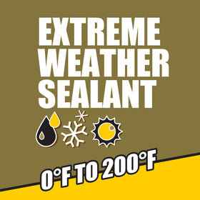 Titebond WeatherMaster sealant sealing fiberglass and fiber-cement surfaces for long-lasting seals.