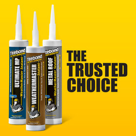 Titebond WeatherMaster sealant paintable after curing for one hour with water-based paint.