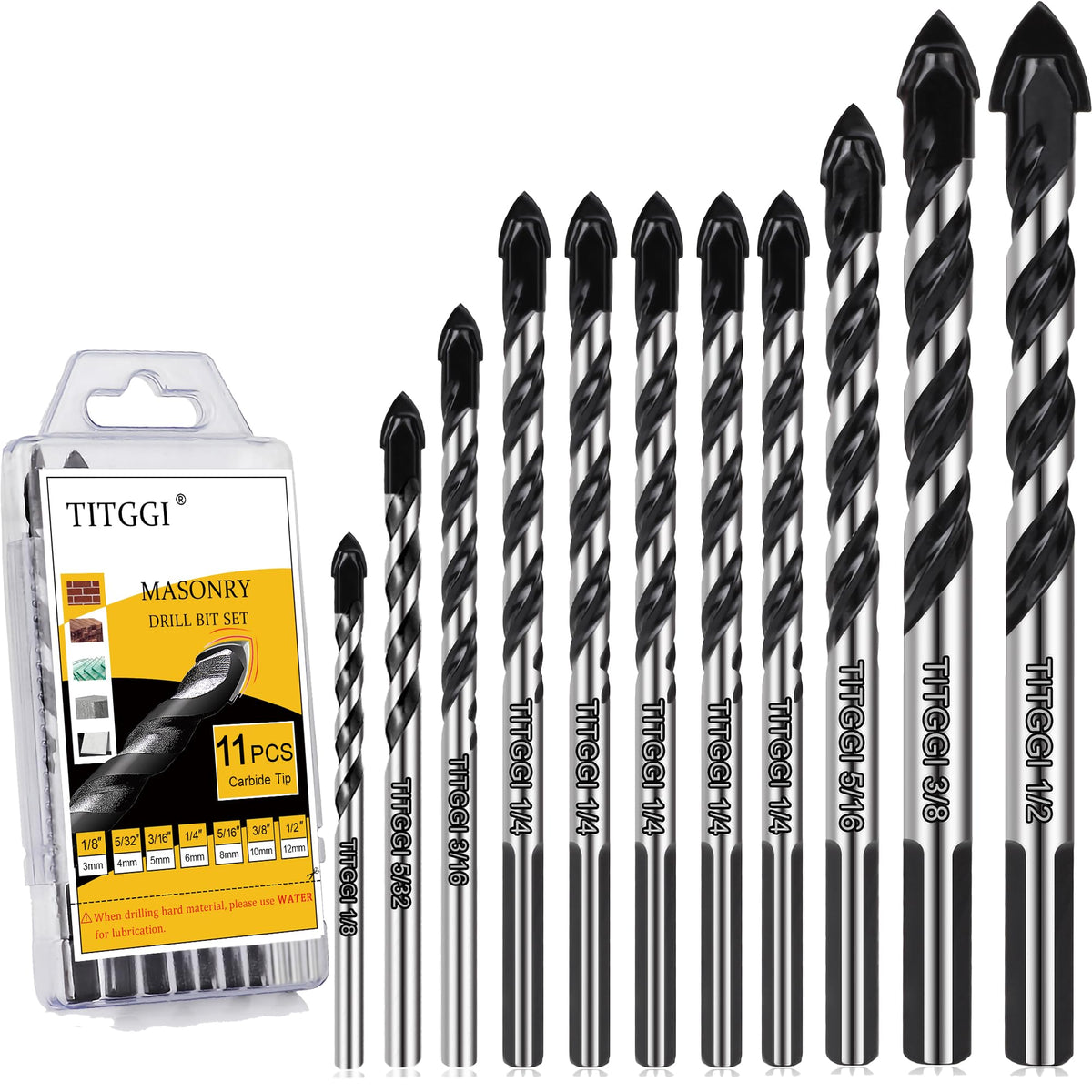 TITGGI 11-piece set packaging shows organized storage and value.