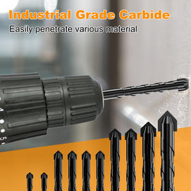 TITGGI YG6X carbide tip bit cuts clean through tough materials.