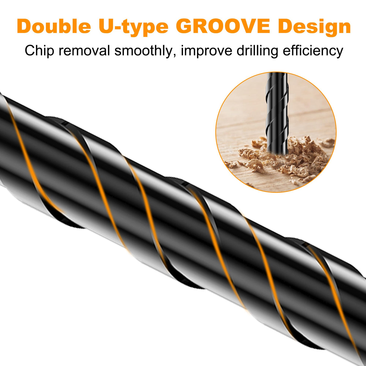 TITGGI double U-groove design enables faster dust removal.