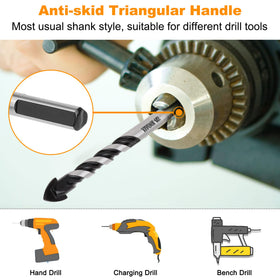 Close-up TITGGI carbide tip highlights durability for longer service life.