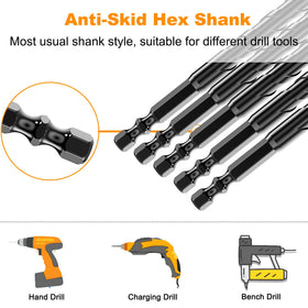Bits optimized for tile, concrete and brick drilling