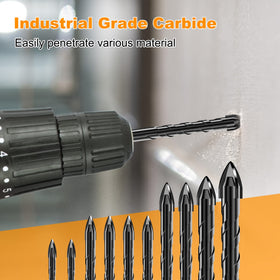 YG6X hard alloy tips polished for clean holes
