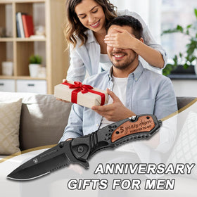 Titorld keepsake knife presented in an elegant gift box.