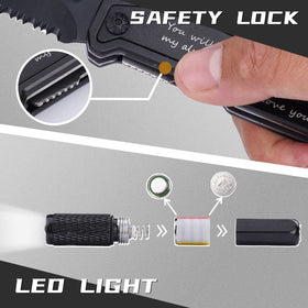 Titorld mini LED light provides quick illumination during outdoor tasks.