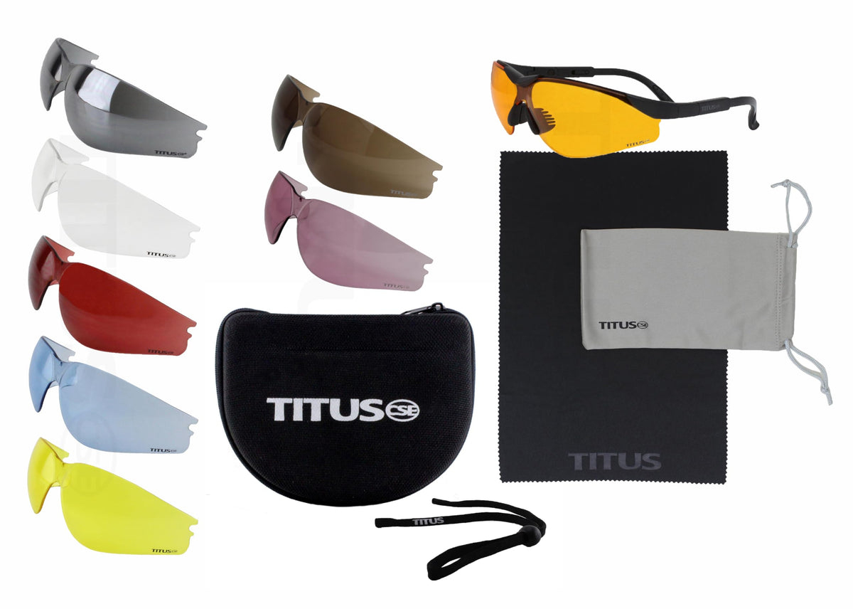 TITUS Professional Multi-Lens eight-color lenses for adaptable lighting and clarity